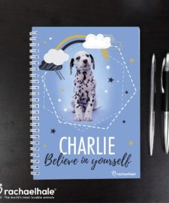 Personalised Rachael Hale Dalmatian A5 Notebook
