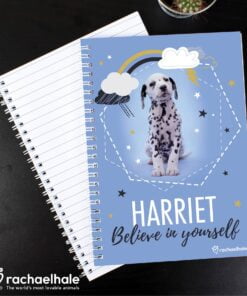 Personalised Rachael Hale Dalmatian A5 Notebook