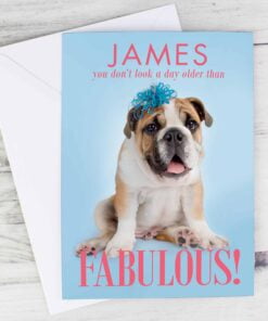 Personalised Rachael Hale Fabulous Birthday Card