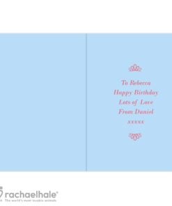 Personalised Rachael Hale Fabulous Birthday Card