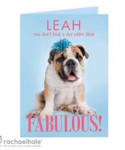 Personalised Rachael Hale Fabulous Birthday Card