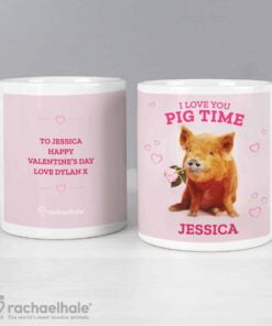 Personalised Rachael Hale ‘I Love You Pig Time’ Mug
