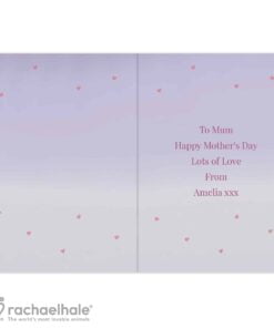 Personalised Rachael Hale ‘Just for You’ Kitten Card