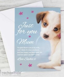 Personalised Rachael Hale ‘Just for You’ Puppy Card
