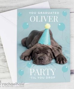 Personalised Rachael Hale ‘Party ‘Til You Drop’ Card