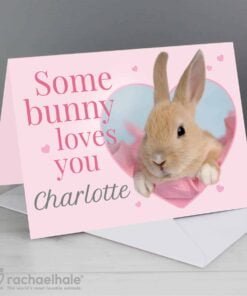 Personalised Rachael Hale ‘Some Bunny’ Card