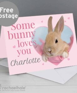 Personalised Rachael Hale ‘Some Bunny’ Card