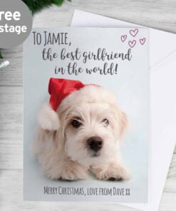Personalised Rachael Hale Terrier Christmas Card