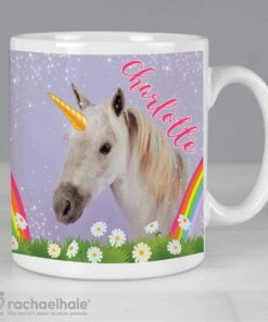 Personalised Rachael Hale Unicorn Mug