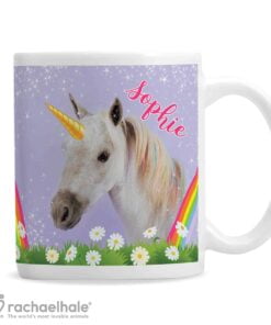 Personalised Rachael Hale Unicorn Mug