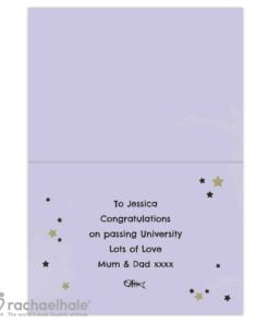 Personalised Rachael Hale You’re the Cats Whiskers Card