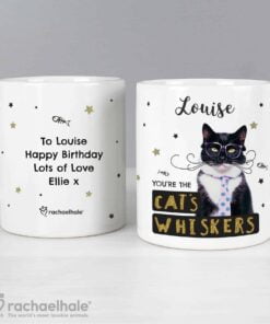 Personalised Rachael Hale ‘You’re the Cat’s Whiskers’ Mug