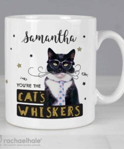 Personalised Rachael Hale ‘You’re the Cat’s Whiskers’ Mug