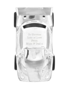 Personalised Racing Car Money Box