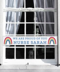 Personalised Rainbow Banner