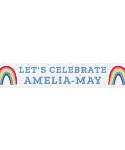 Personalised Rainbow Banner