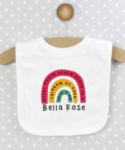 Personalised Rainbow Bib