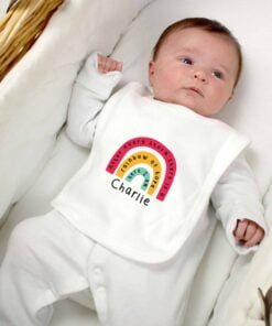 Personalised Rainbow Bib