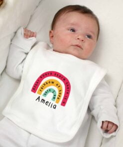 Personalised Rainbow Bib