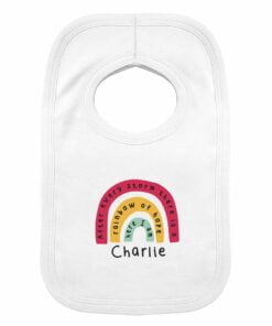 Personalised Rainbow Bib
