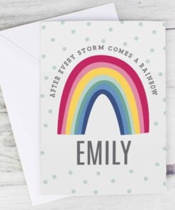 Personalised Rainbow Card