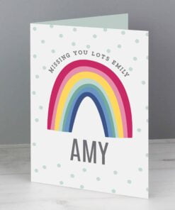 Personalised Rainbow Card