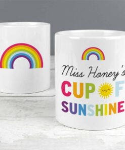 Personalised Rainbow Cup of Sunshine Mug