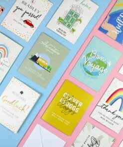 Personalised Rainbow Thank You Card