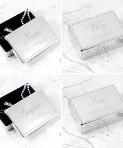 Personalised Rectangular Jewellery Box