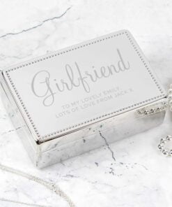 Personalised Rectangular Jewellery Box