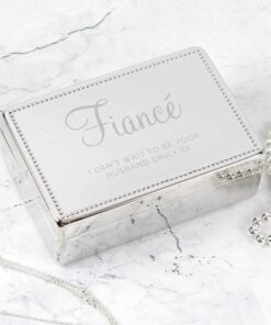 Personalised Rectangular Jewellery Box