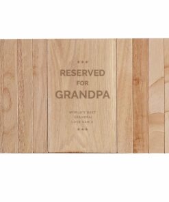 Personalised Reserved For Wooden Sofa Tray