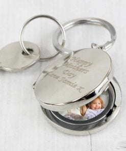 Personalised Round Photo Keyring