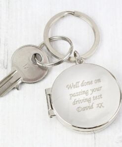 Personalised Round Photo Keyring