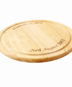 Personalised Round Wooden Chopping Board