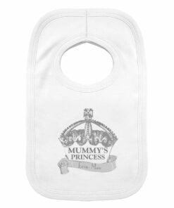 Personalised Royal Crown Bib
