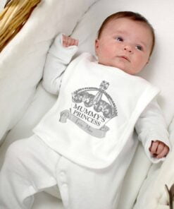 Personalised Royal Crown Bib