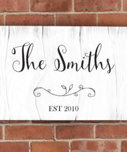 Personalised Rustic Metal Sign