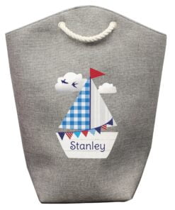 Personalised Sailboat Storage Bag