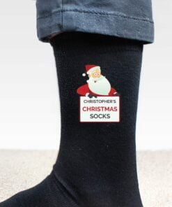 Personalised Santa Claus Christmas Socks