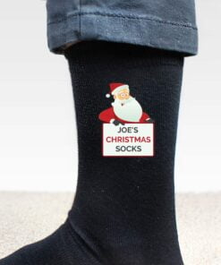 Personalised Santa Claus Christmas Socks