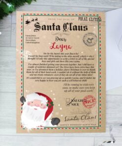 Personalised Santa Claus Letter