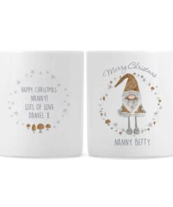 Personalised Scandinavian Christmas Gnome Mug