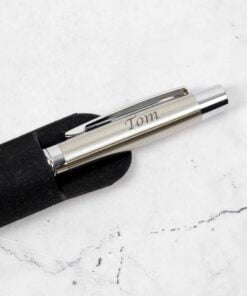 Personalised Scripted Pen and Pouch Set