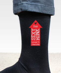Personalised Sexy Hunk Mens Socks