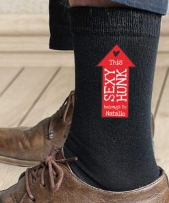 Personalised Sexy Hunk Mens Socks
