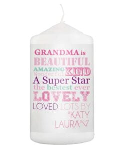 Personalised She Is⦠Pillar Candle