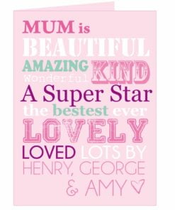 Personalised ‘She Is’ Card