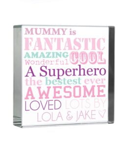 Personalised She Is…Large Crystal Token