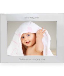 Personalised Silver 7×5 Landscape Photo Frame